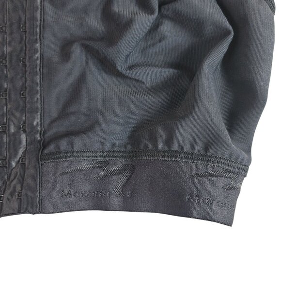 Marena Recovery Front Close Bra Black 38 D/E Wirefree Wide Straps Post Surgery - Picture 11 of 13
